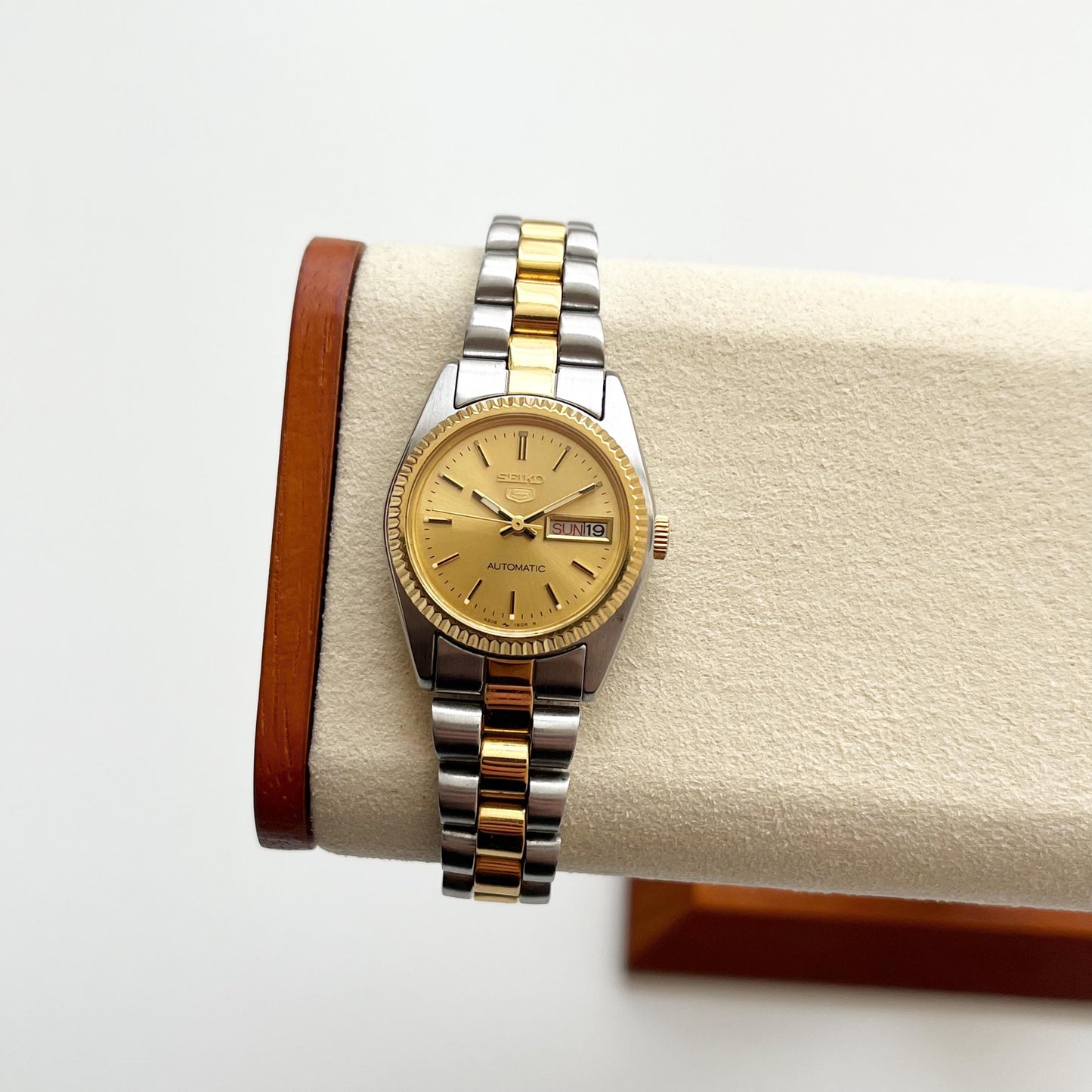 Seiko RARE TwoTone Mechanical Vintage Womens Watch, Boxed, 16cm