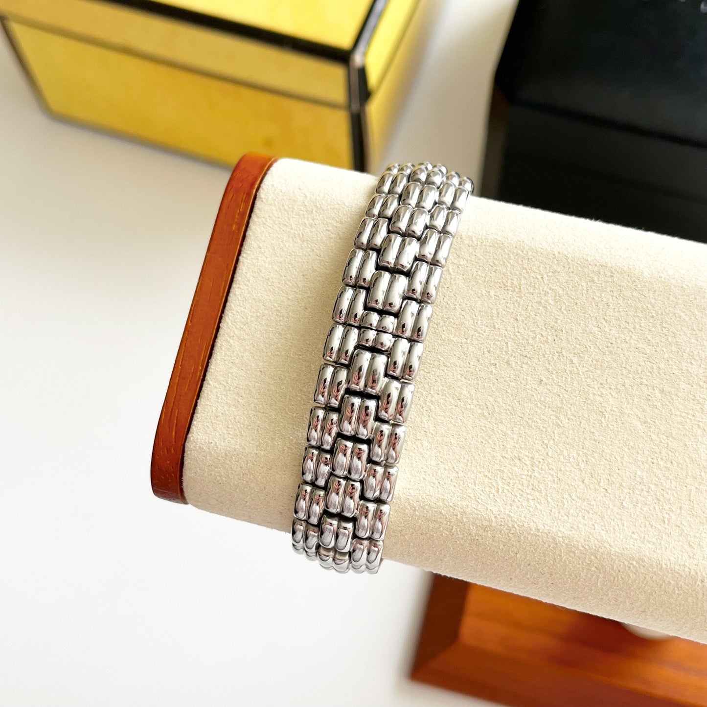 Vintage Fendi Silver Women’s Watch, Boxed Gift for Her, 18.5cm