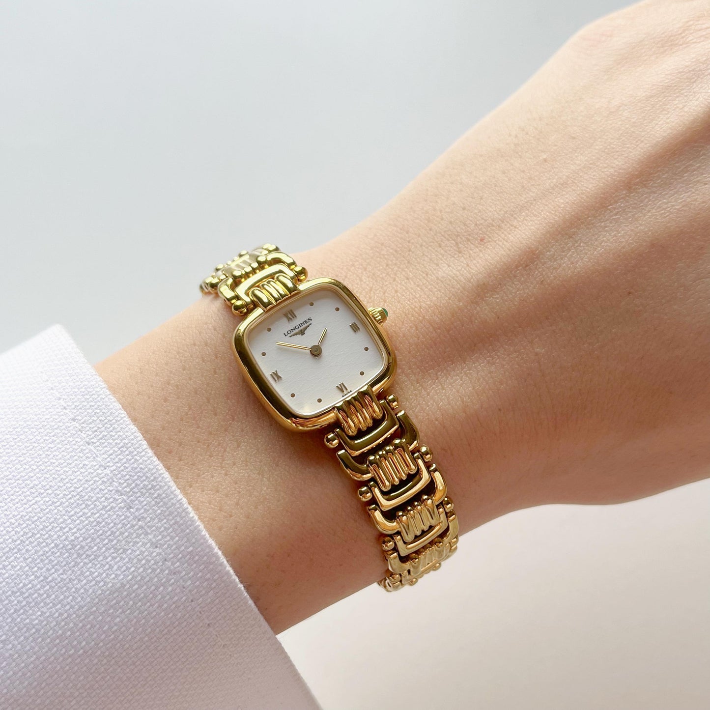 Longines Vintage Womens Gold Watch, Gift Box, 15.5 cm