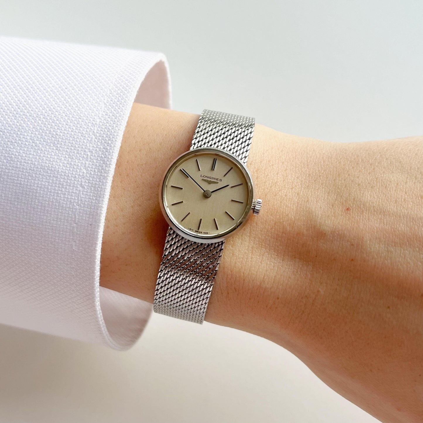 Vintage Longines Women’s Silver Watch, Boxed, Gift For Her