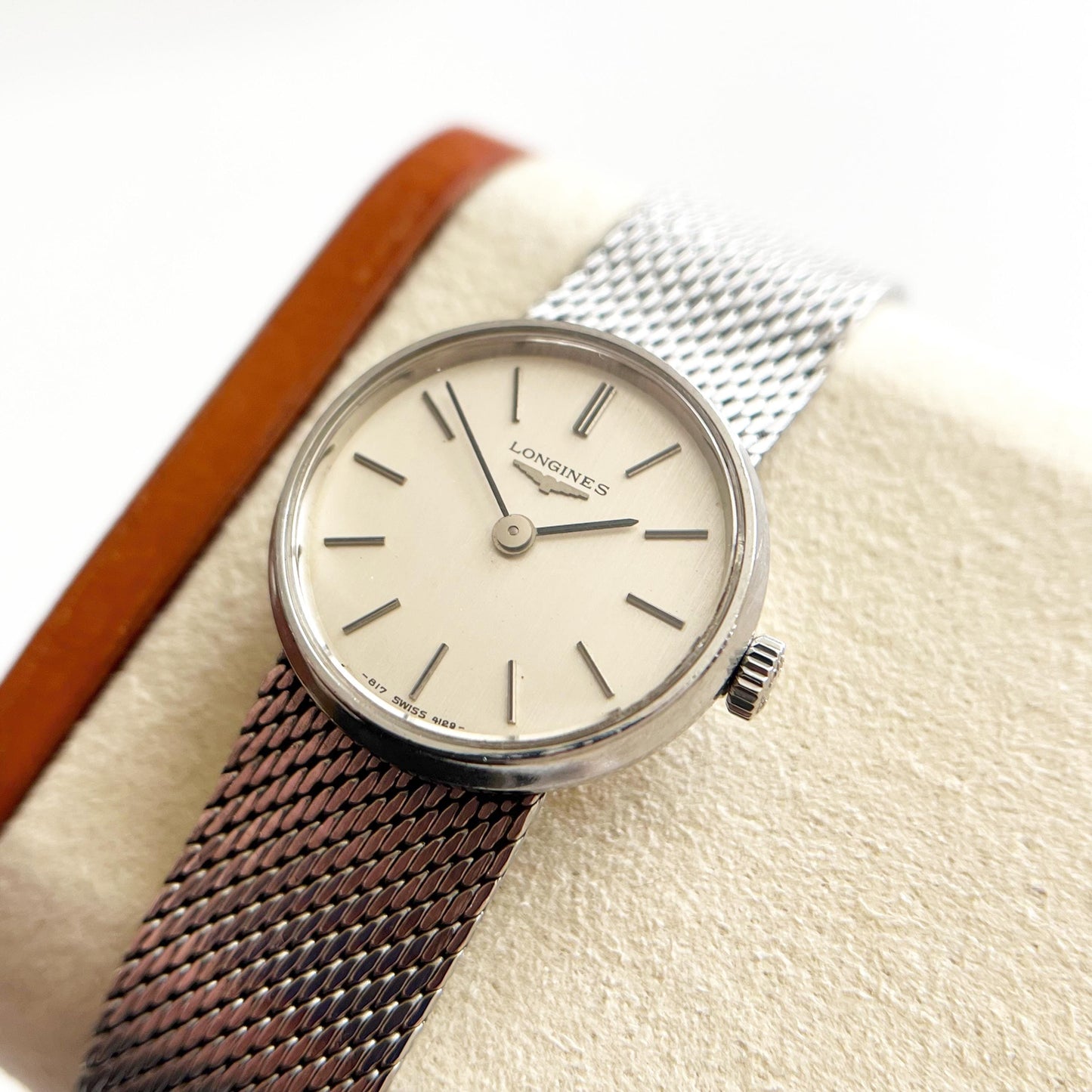 Vintage Longines Women’s Silver Watch, Boxed, Gift For Her