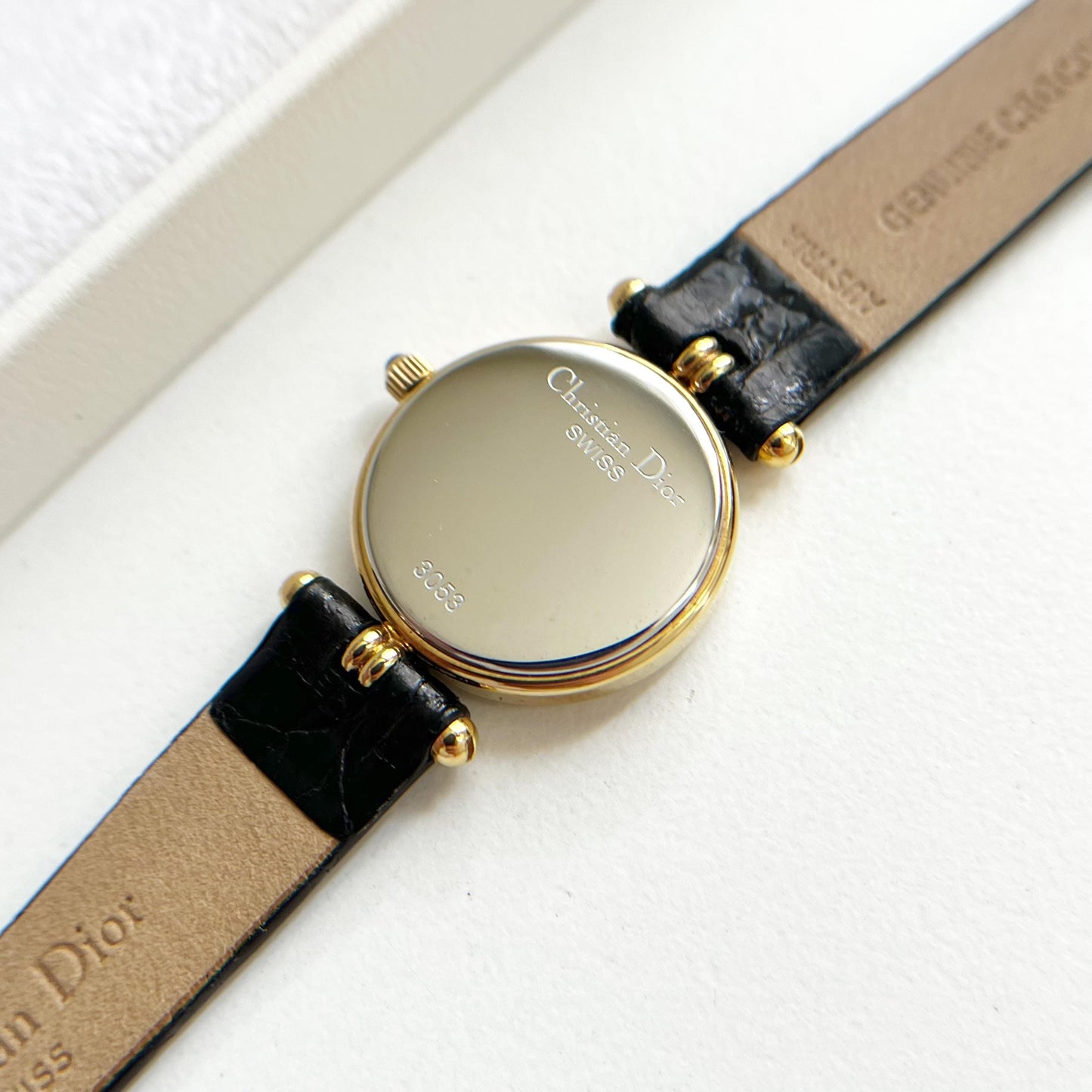 Christian Dior Vintage Women’s Watch, Seashell Dial, Boxed, Gift for Her - 14-18cm