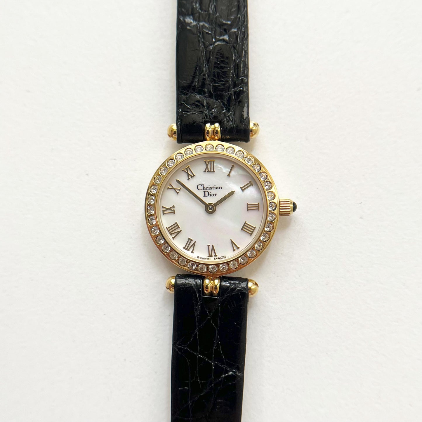 Christian Dior Vintage Women’s Watch, Seashell Dial, Boxed, Gift for Her - 14-18cm