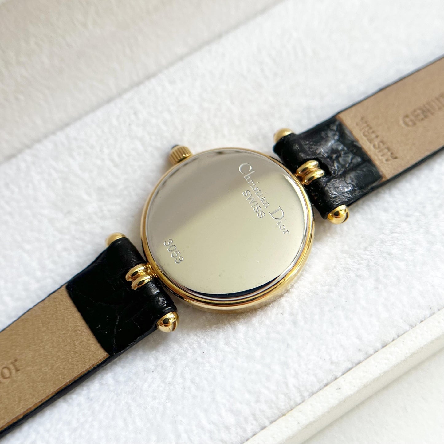 Christian Dior Vintage Women’s Watch, Seashell Dial, Boxed, Gift for Her - 14-18cm