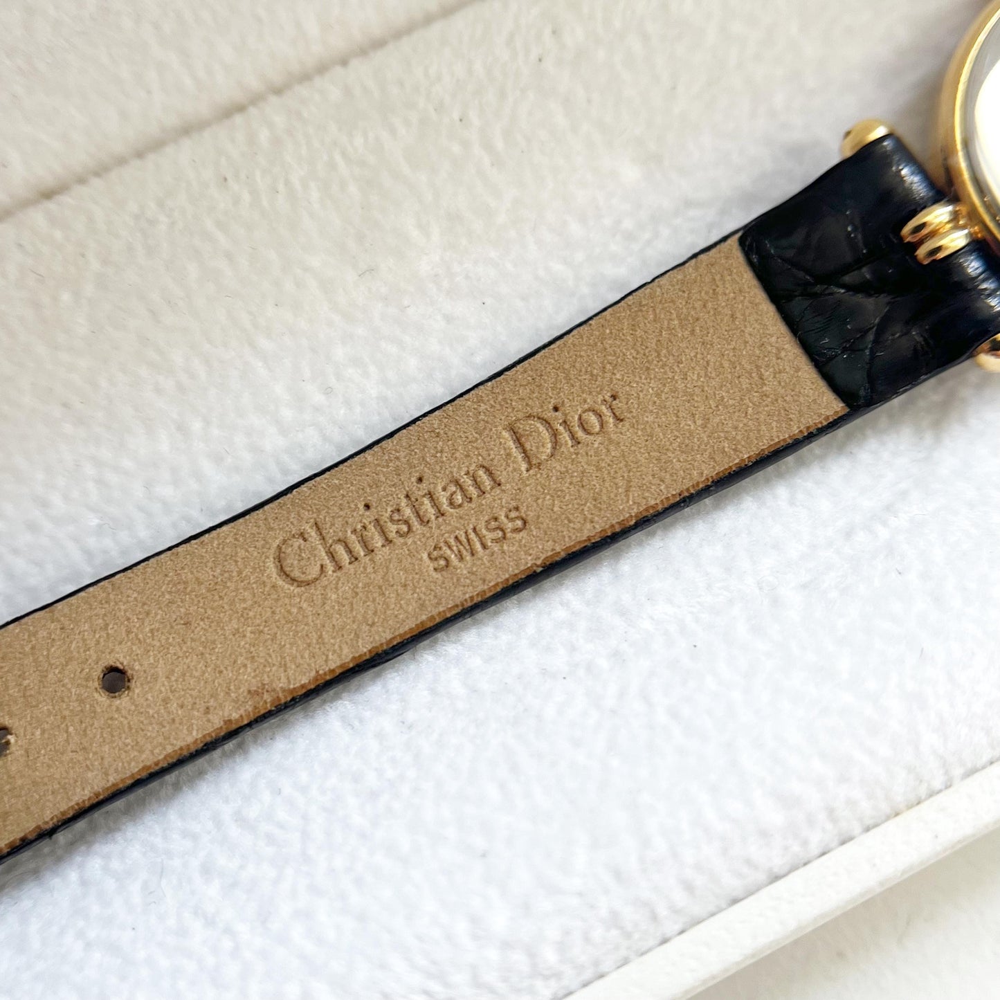 Christian Dior Vintage Women’s Watch, Seashell Dial, Boxed, Gift for Her - 14-18cm