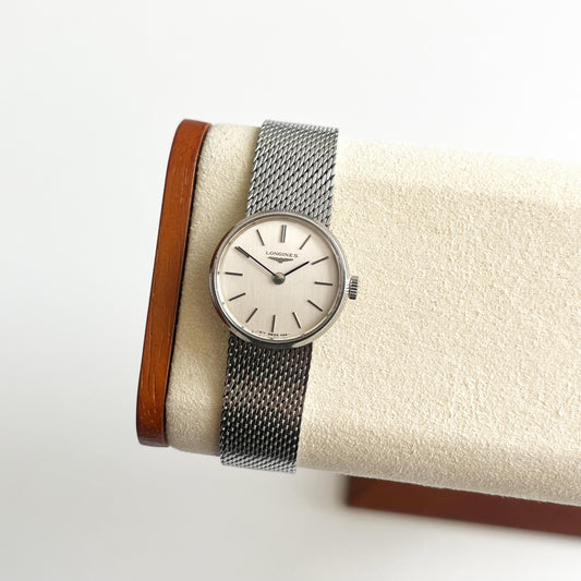 Vintage Longines Women’s Silver Watch, Boxed, Gift For Her