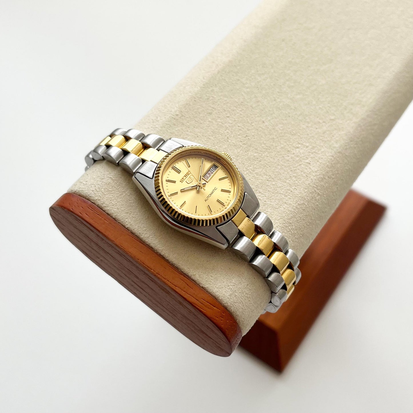 Seiko RARE TwoTone Mechanical Vintage Womens Watch, Boxed, 16cm
