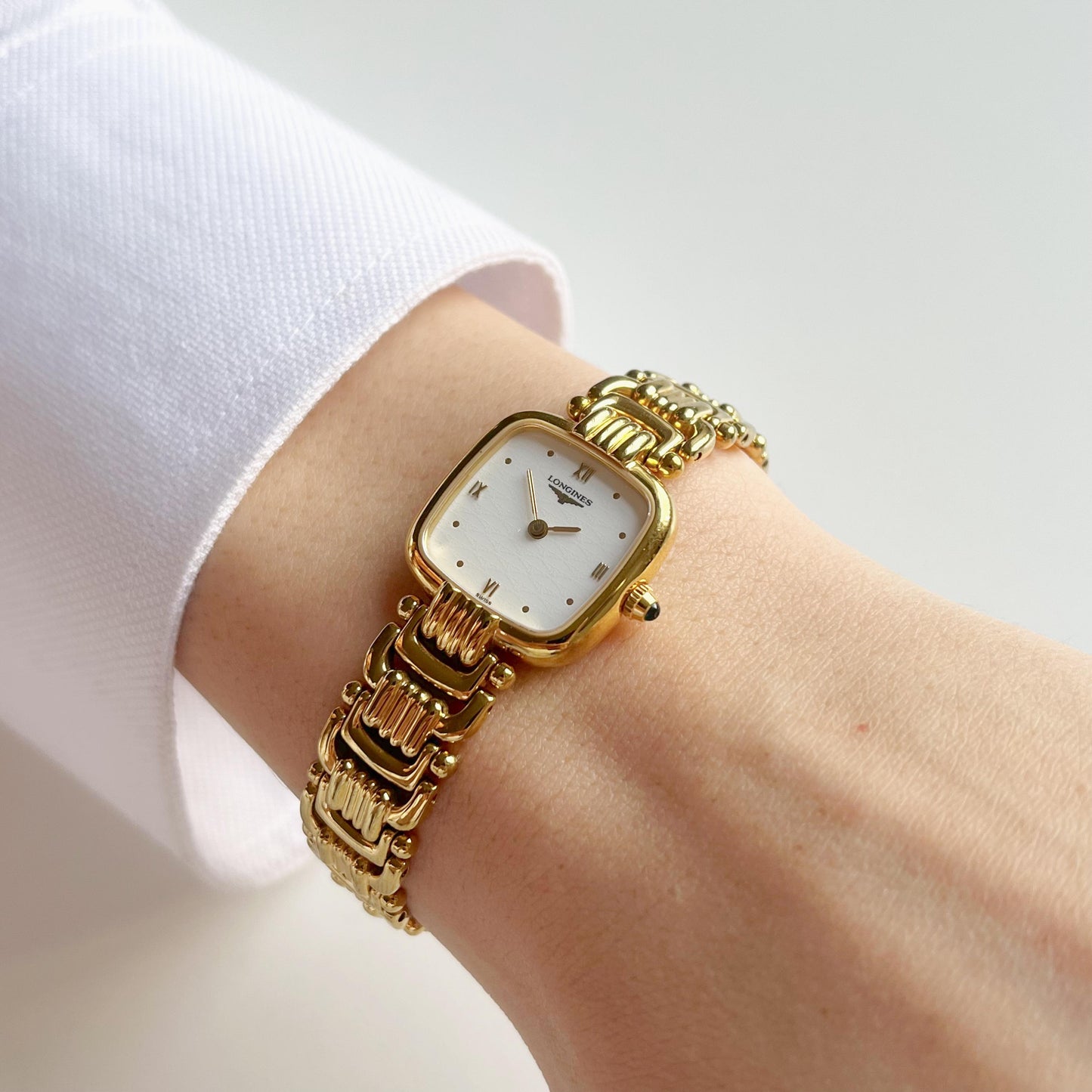 Longines Vintage Womens Gold Watch, Gift Box, 15.5 cm