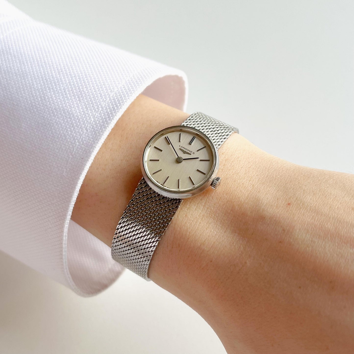 Vintage Longines Women’s Silver Watch, Boxed, Gift For Her