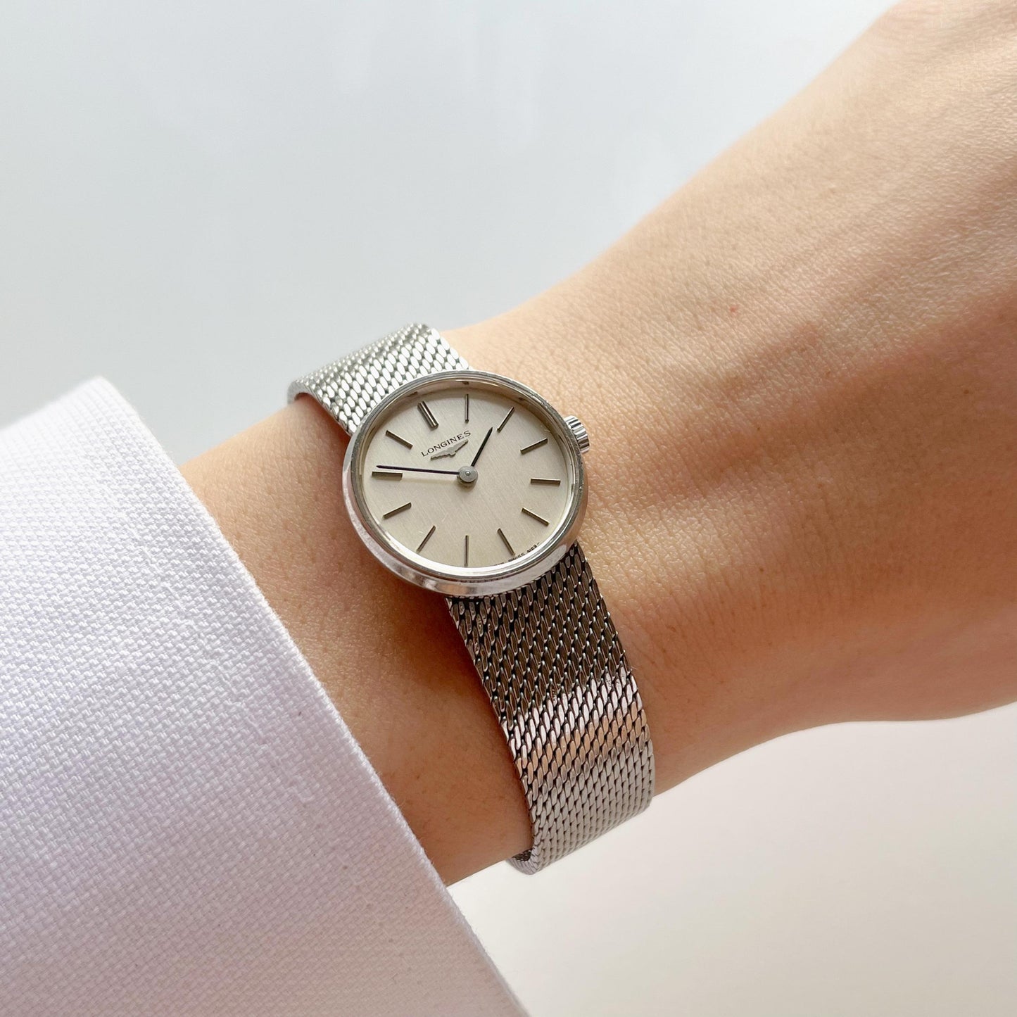 Vintage Longines Women’s Silver Watch, Boxed, Gift For Her