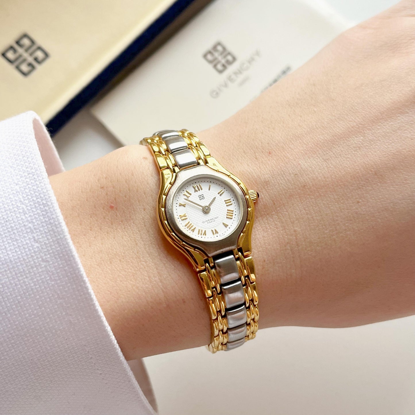 Givenchy Vintage Women’s TwoTone Watch, Boxed, Gift for Her - up to 18cm