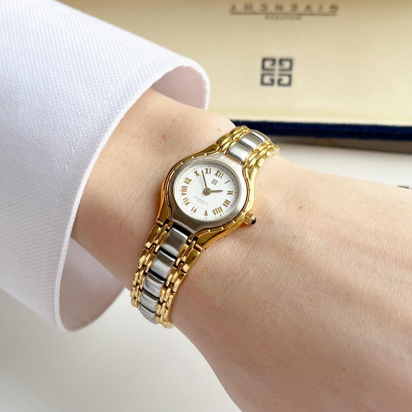 Givenchy Vintage Women’s TwoTone Watch, Boxed, Gift for Her - up to 18cm
