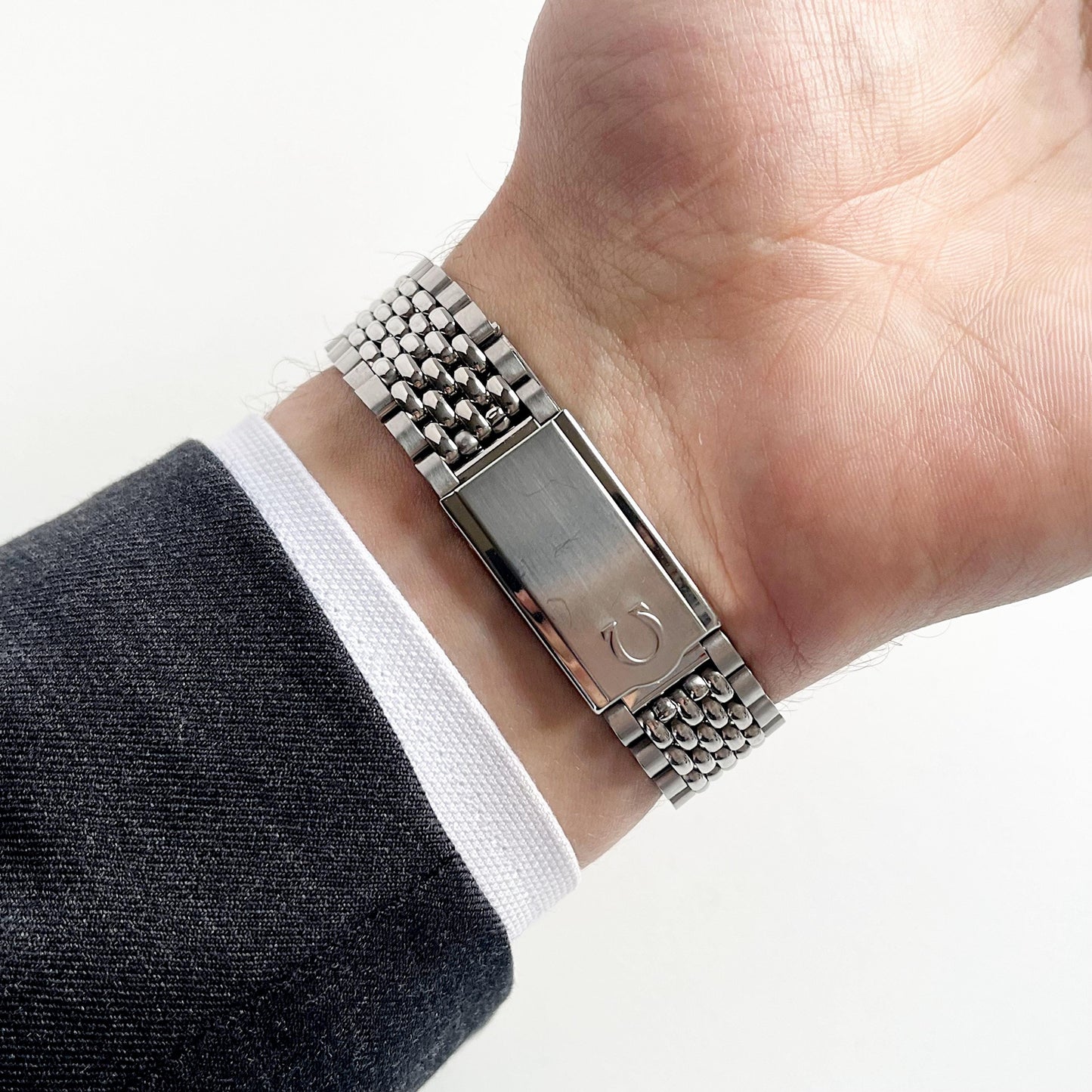 OMEGA SEAMASTER 166.010, Rare Vintage Man’s Stainless Steel Watch, Automatic Mechanical, Gift Box - 18cm