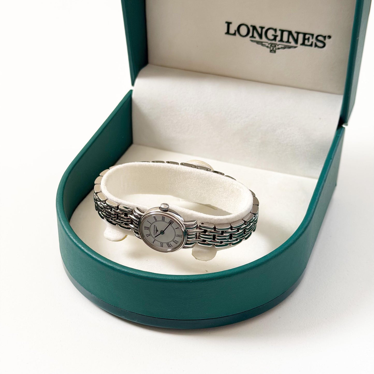 Longines Vintage Women’s Silver Watch, Boxed, Gift For Her - 16cm