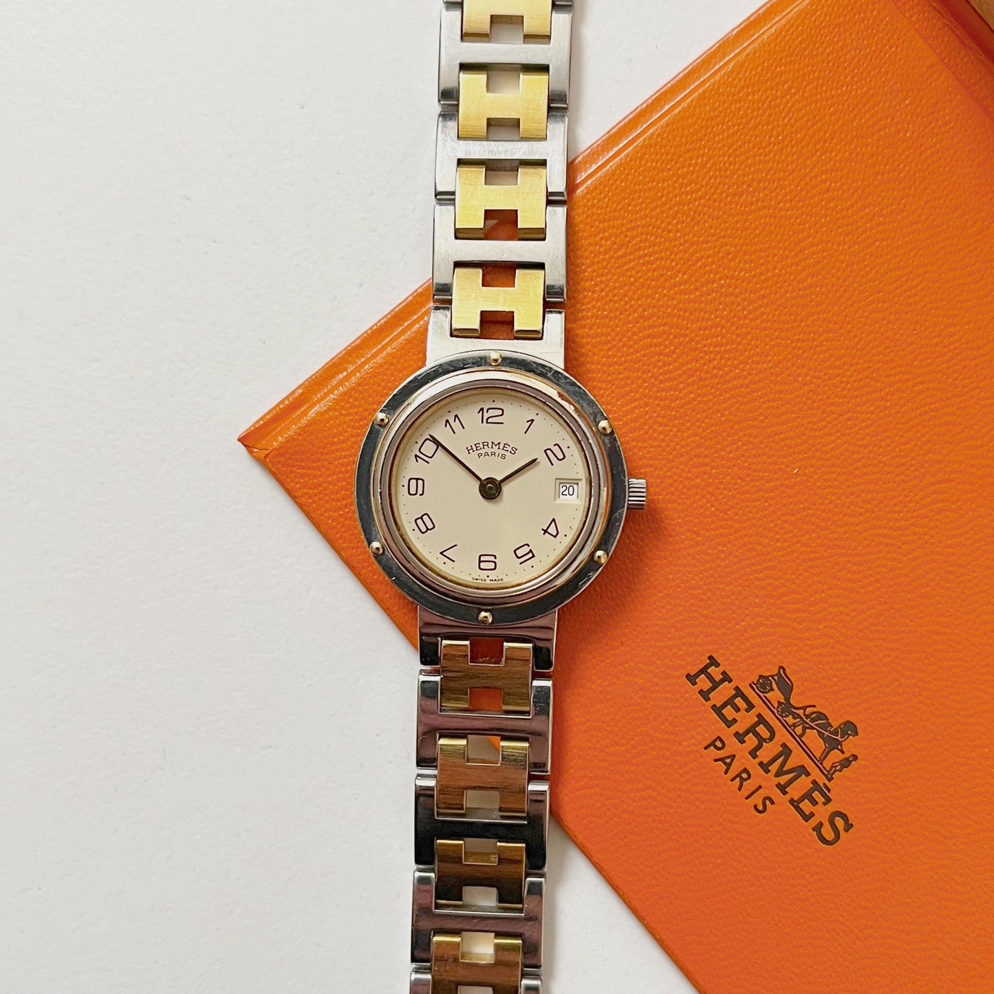 Hermes Vinatge Womens Watch, Gift for Her, Boxed, 17.5cm