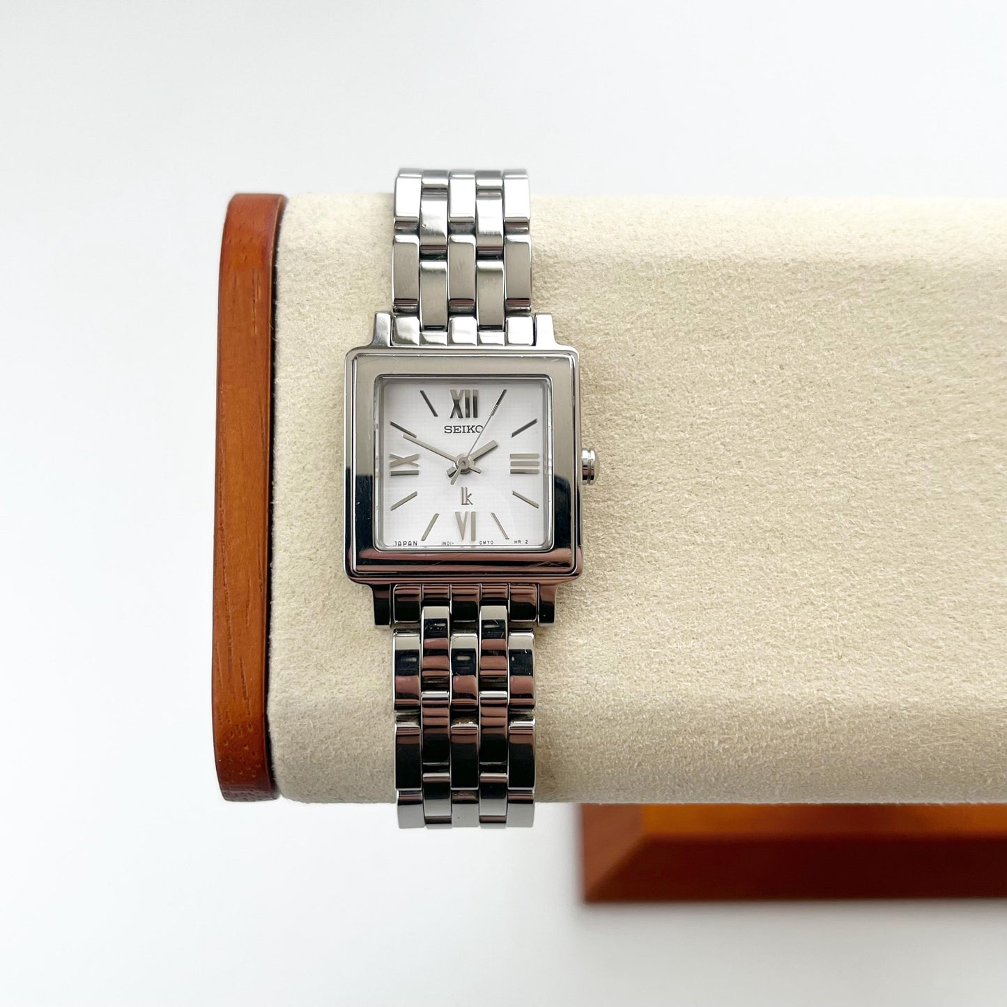 Seiko Square Silver Womens Vintage Watch, Boxed, Gift for Her, 15.5cm
