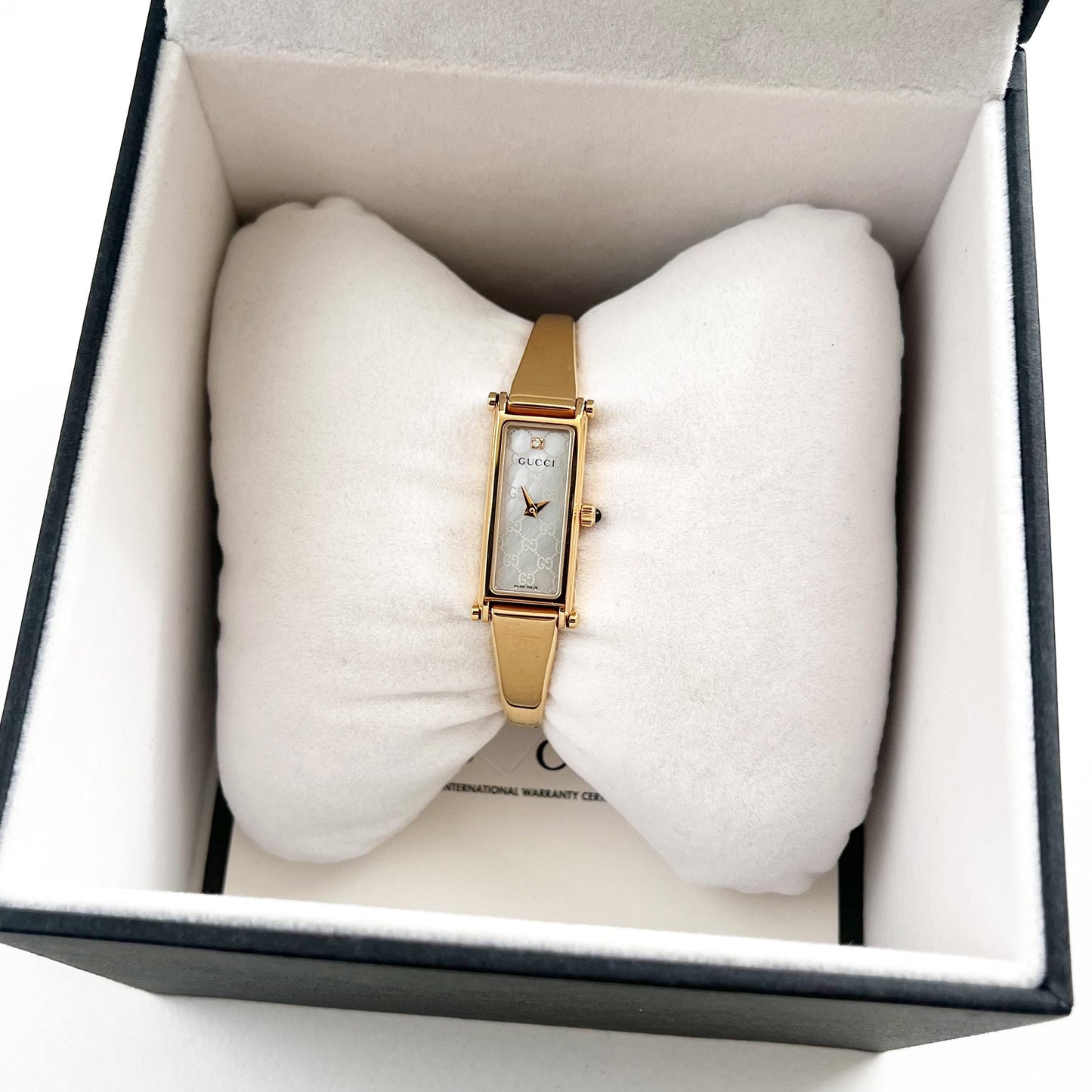 Gucci Women’s Vintage Bangle Gold Watch, Boxed Gift for Her - 16cm