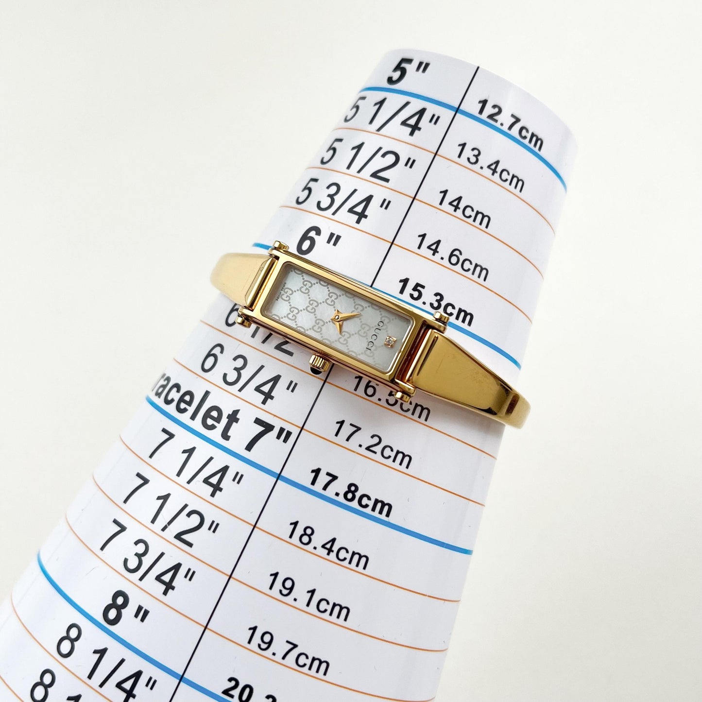 Gucci Women’s Vintage Bangle Gold Watch, Boxed Gift for Her - 16cm