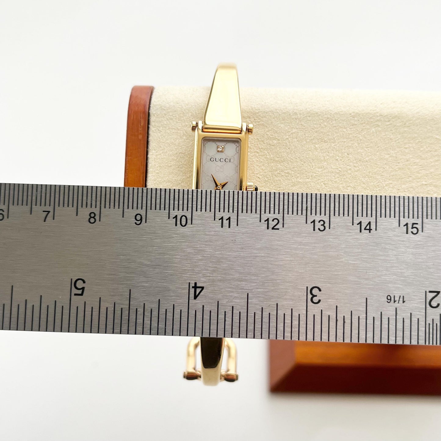 Gucci Women’s Vintage Bangle Gold Watch, Boxed Gift for Her - 16cm