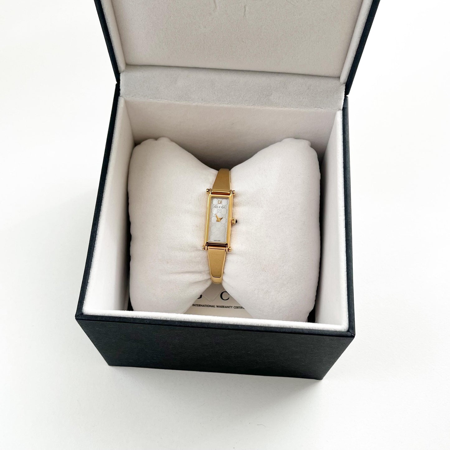 Gucci Women’s Vintage Bangle Gold Watch, Boxed Gift for Her - 16cm