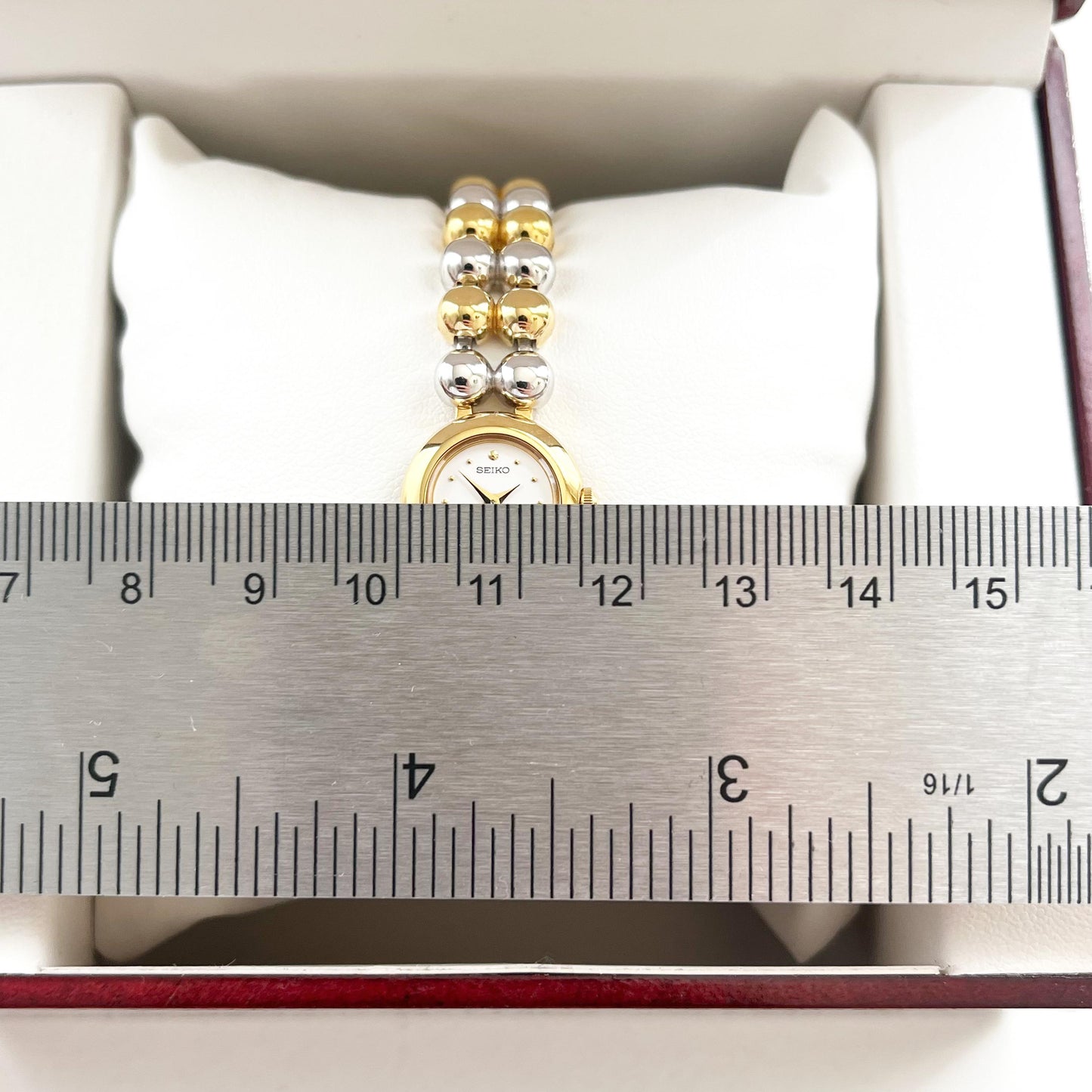 MINT - Seiko Gold Women’s Vintage Watch, Boxed, Gift for Her - 17.5cm