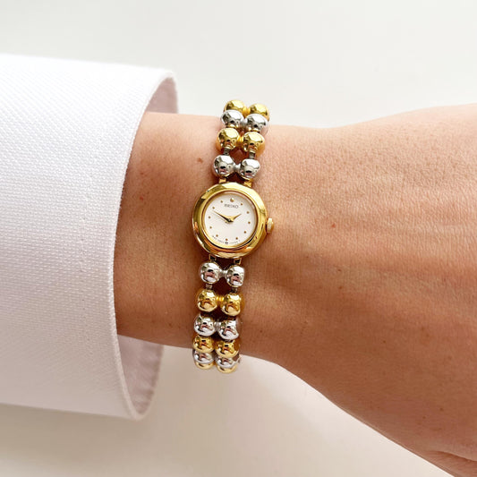 MINT - Seiko Gold Women’s Vintage Watch, Boxed, Gift for Her - 17.5cm