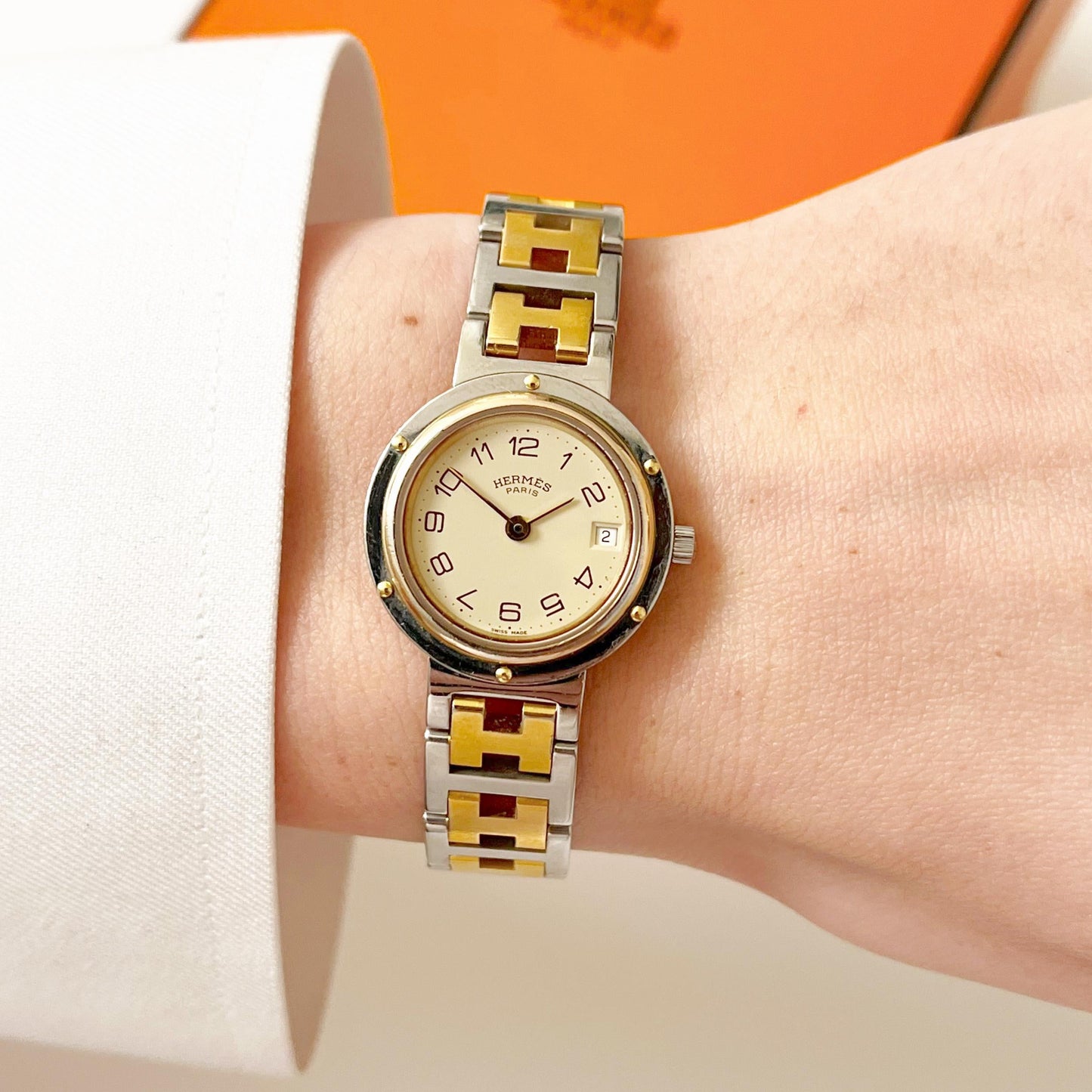 Hermes Vinatge Womens Watch, Gift for Her, Boxed, 17.5cm