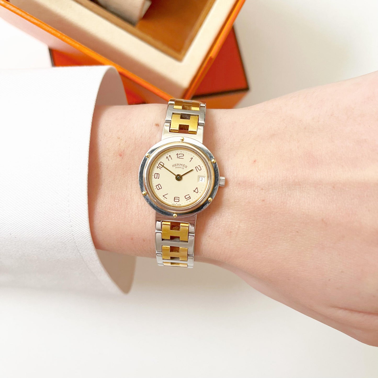 Hermes Vinatge Womens Watch, Gift for Her, Boxed, 17.5cm