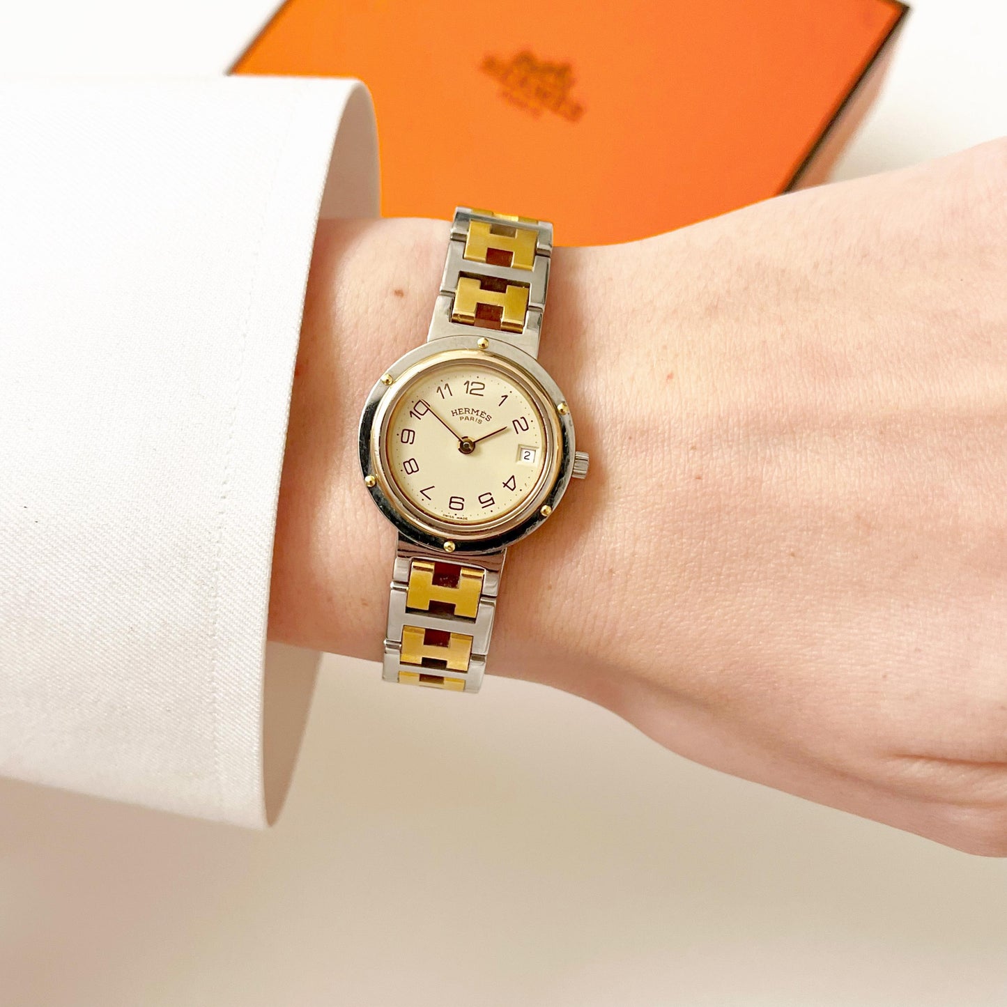 Hermes Vinatge Womens Watch, Gift for Her, Boxed, 17.5cm