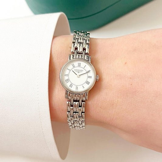 Longines Vintage Women’s Silver Watch, Boxed, Gift For Her - 16cm