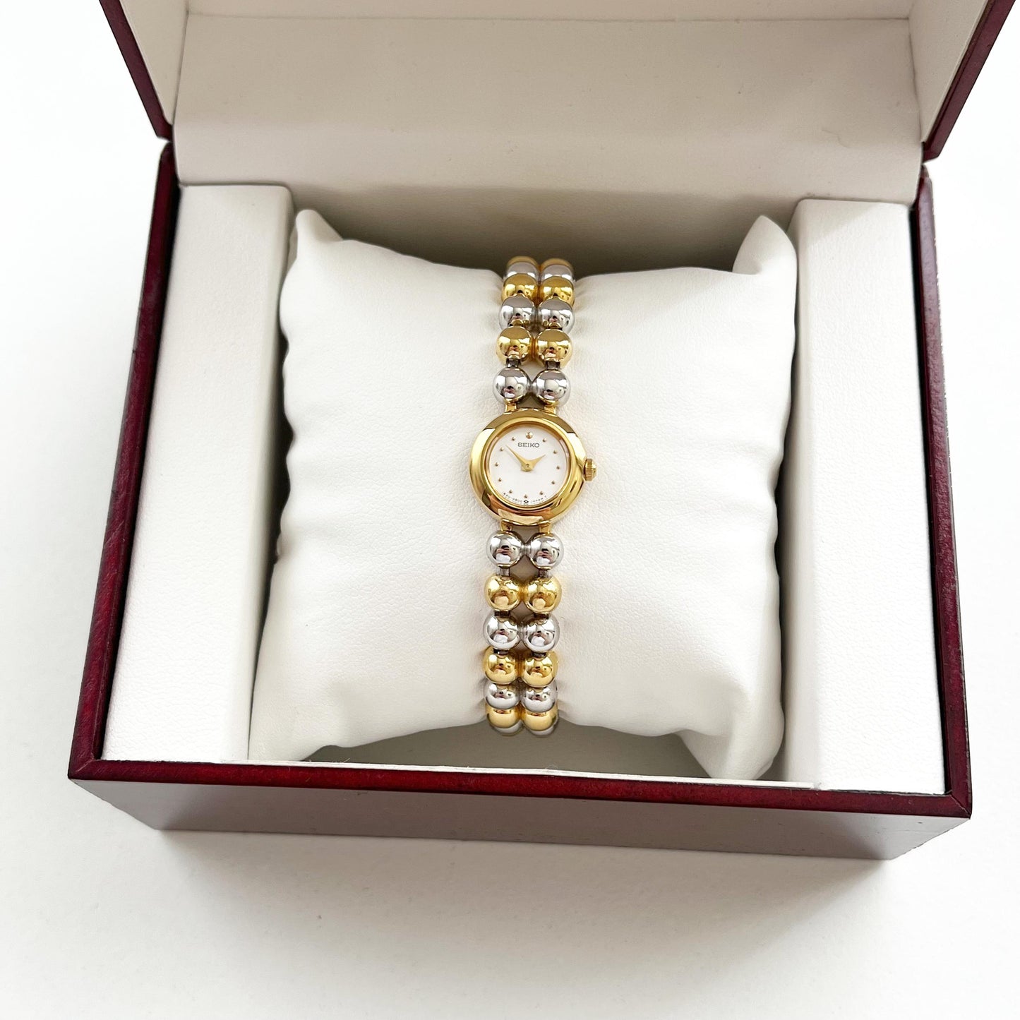 MINT - Seiko Gold Women’s Vintage Watch, Boxed, Gift for Her - 17.5cm