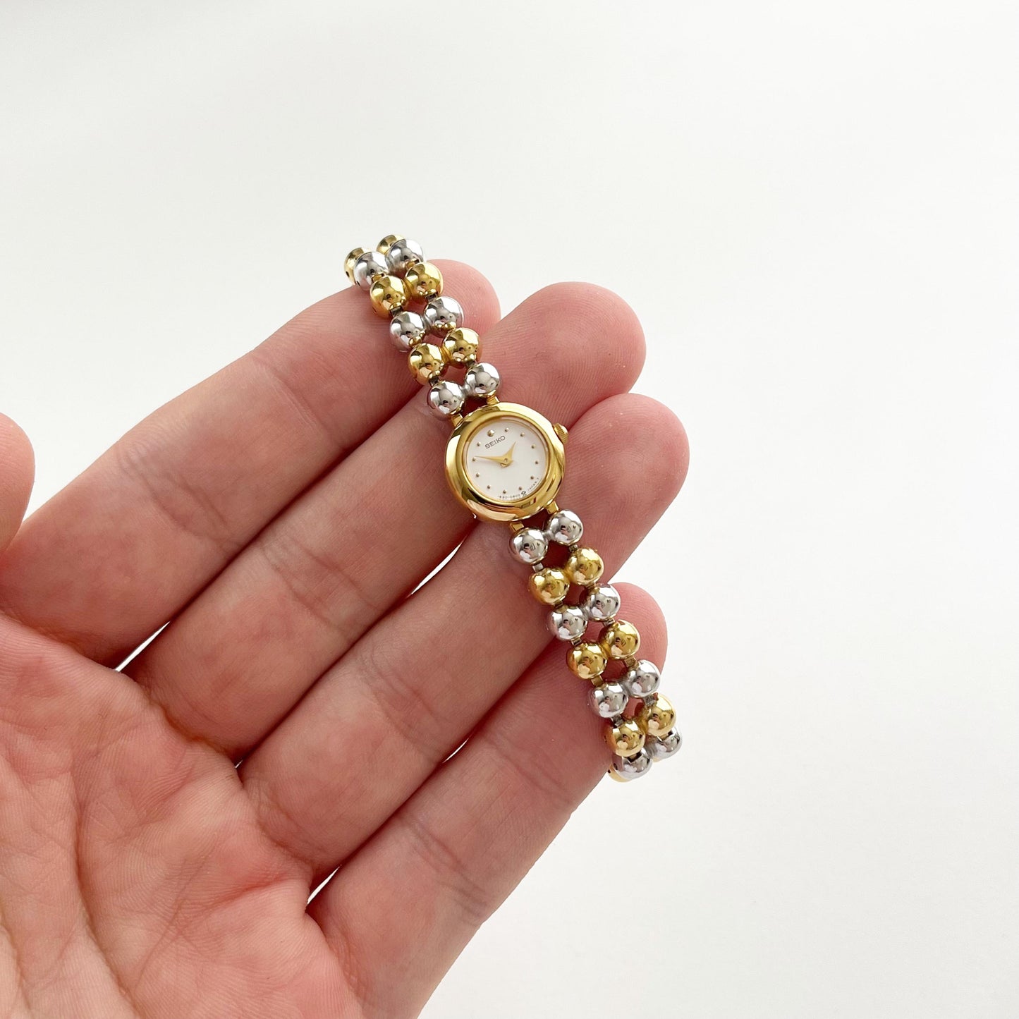 MINT - Seiko Gold Women’s Vintage Watch, Boxed, Gift for Her - 17.5cm