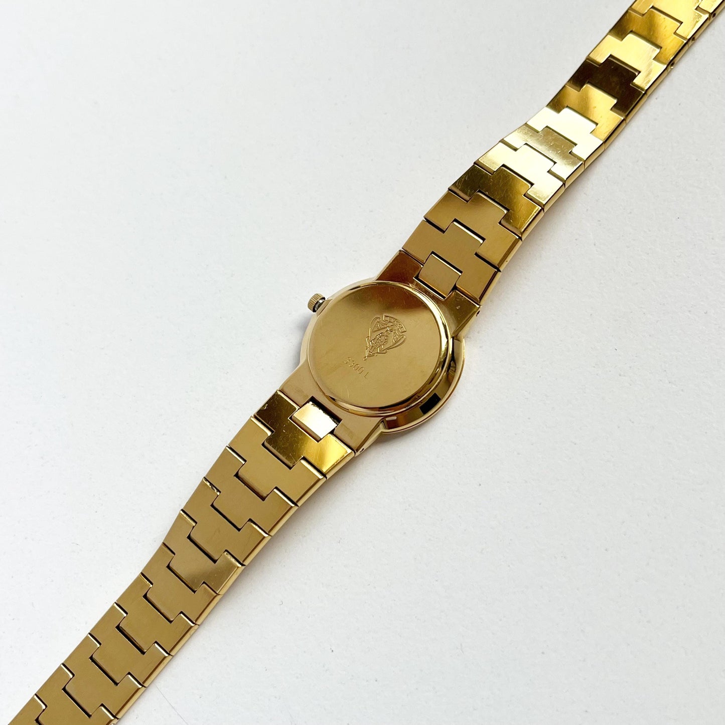 Gucci Gold Vintage Women’s Watch, Black Dial, Boxed, Gift for Her, 17cm