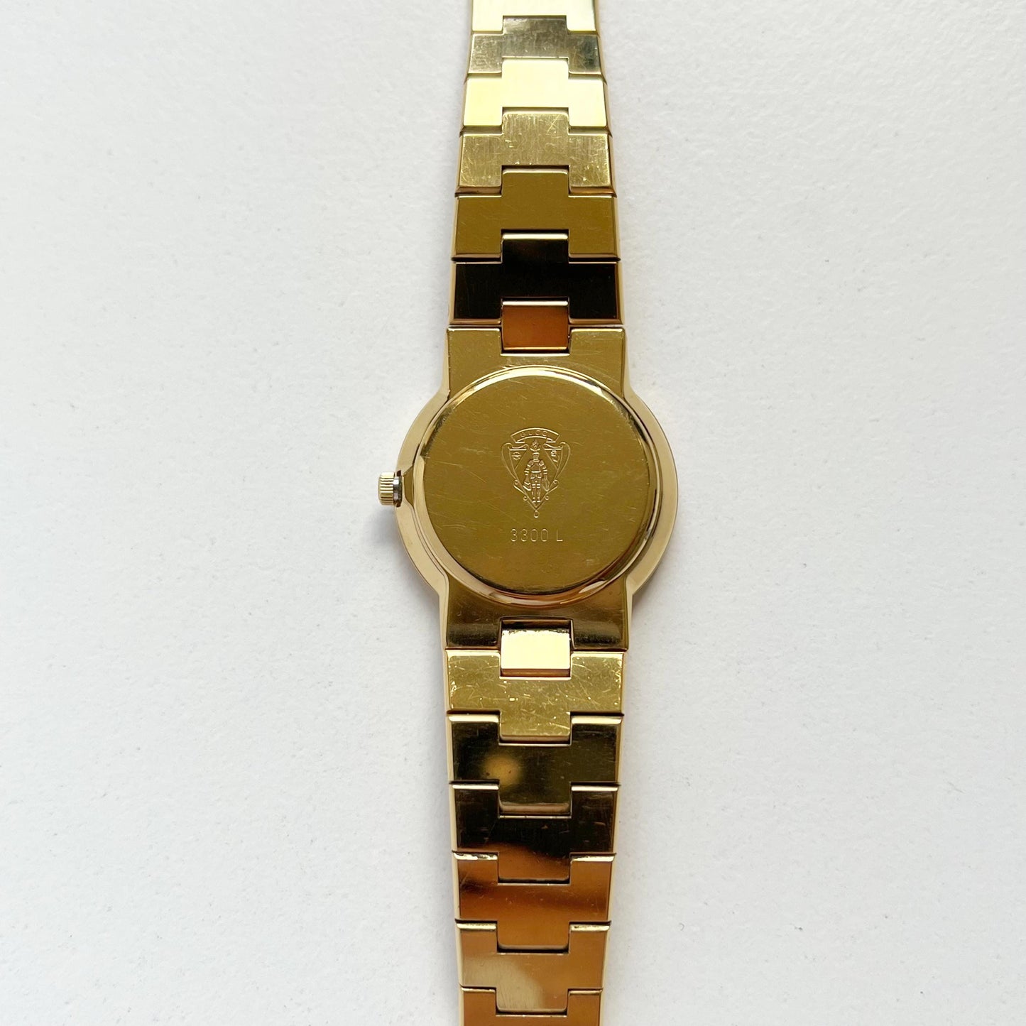 Gucci Gold Vintage Women’s Watch, Black Dial, Boxed, Gift for Her, 17cm