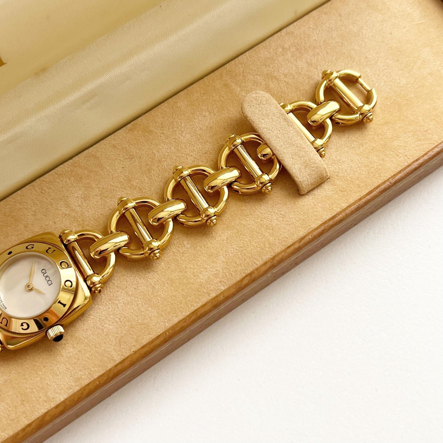 Vintage MINT Gucci Watch Gold Watch, Boxed, Gift for Her