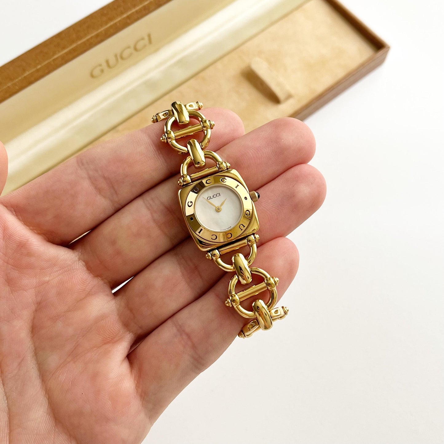 Vintage MINT Gucci Watch Gold Watch, Boxed, Gift for Her