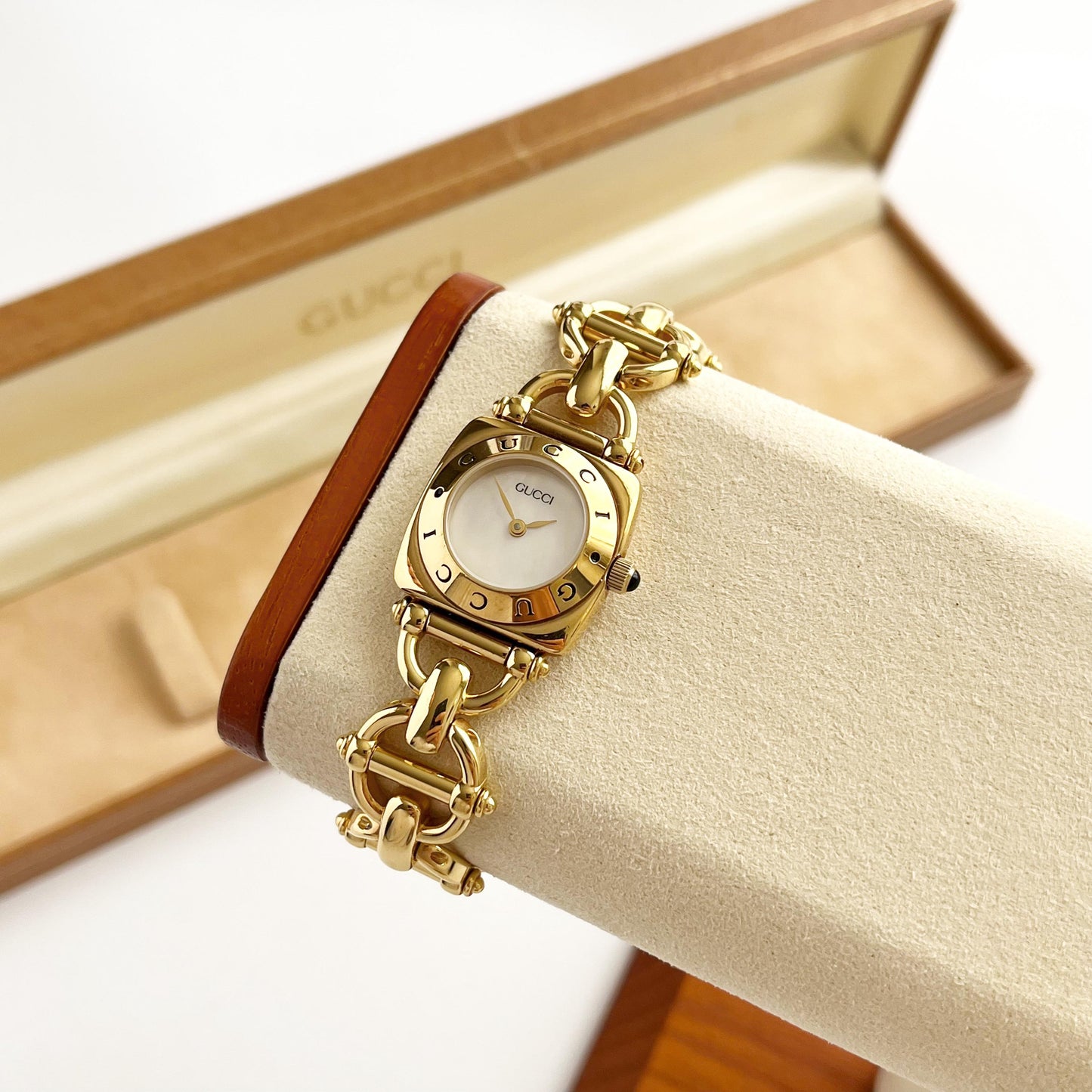 Vintage MINT Gucci Watch Gold Watch, Boxed, Gift for Her