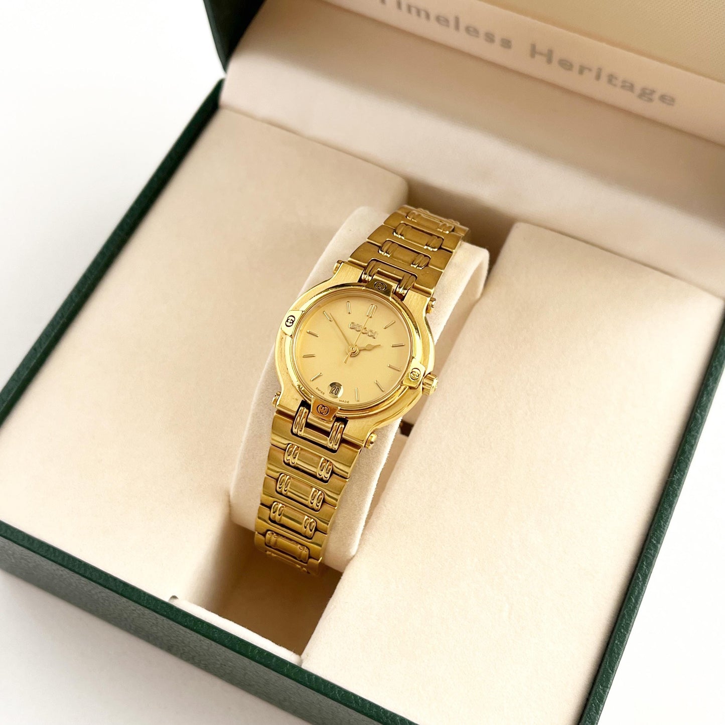 Gucci MINT Vintage Gold Women's Watch, Rare, Gift For Her, Boxed, 16.5cm