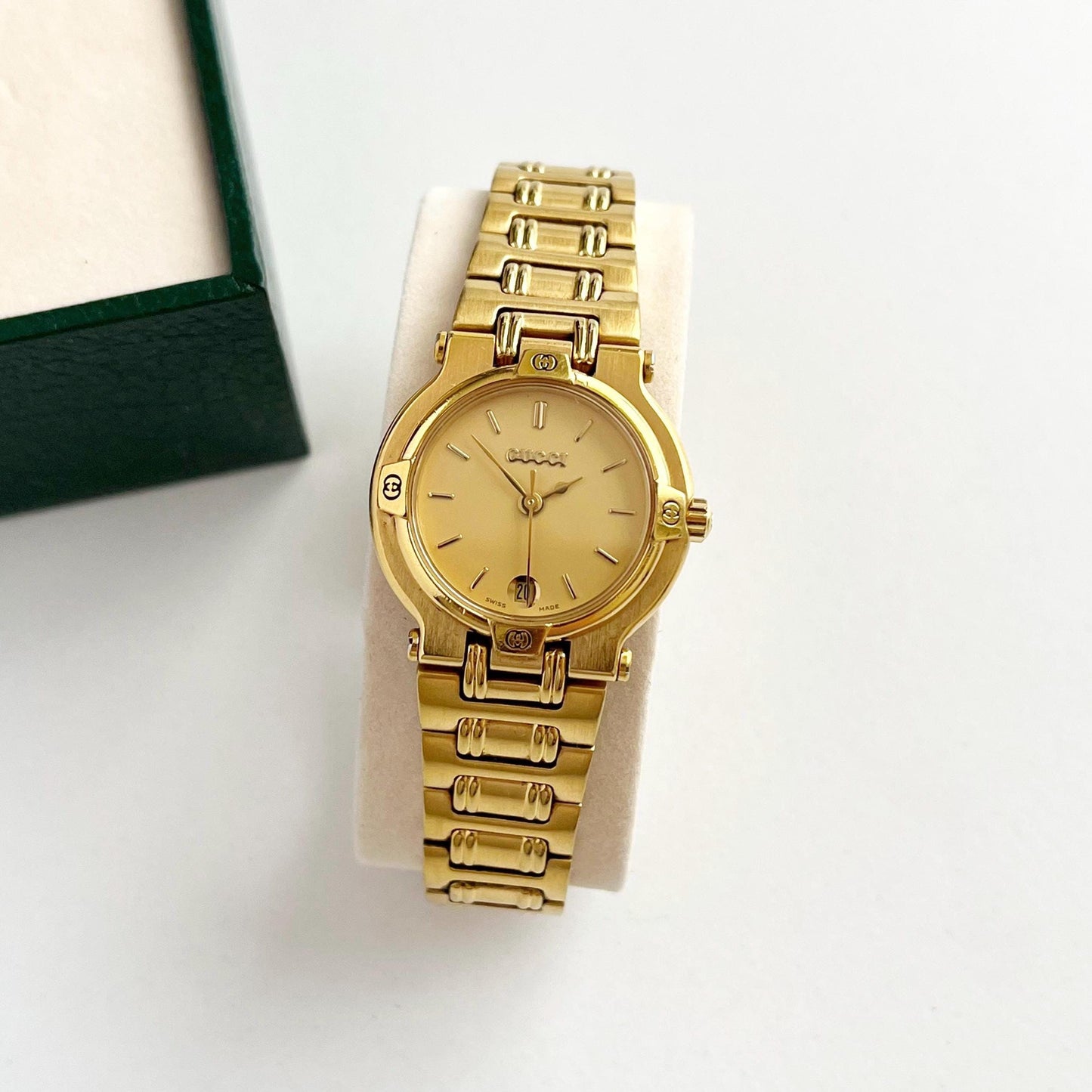 Gucci MINT Vintage Gold Women's Watch, Rare, Gift For Her, Boxed, 16.5cm