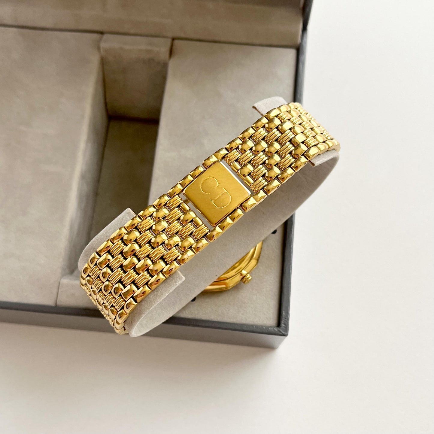 Christian Dior Vintage MINT watch, RARE Gold Womens Watch, Full Set, Boxed, Gift for Her