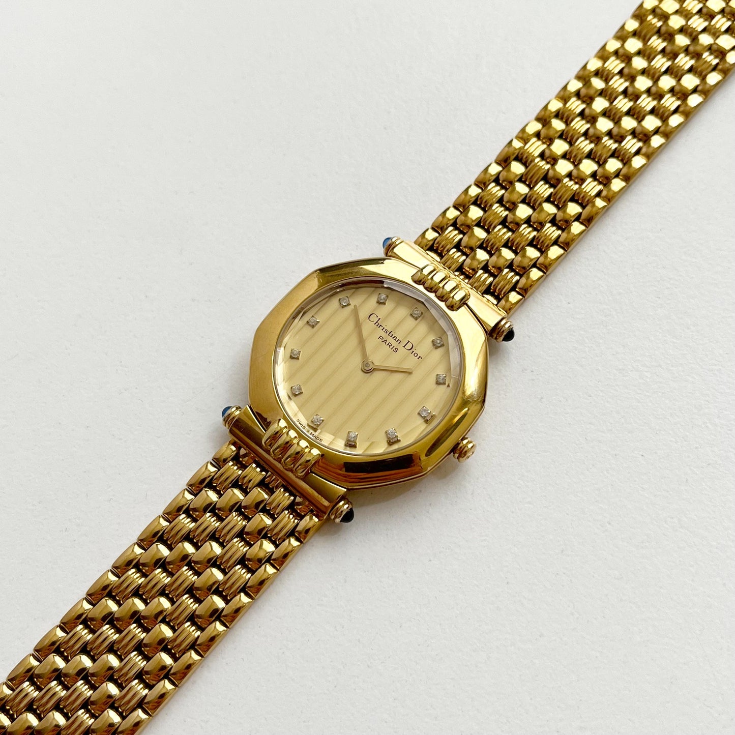 Christian Dior Vintage MINT watch, RARE Gold Womens Watch, Full Set, Boxed, Gift for Her