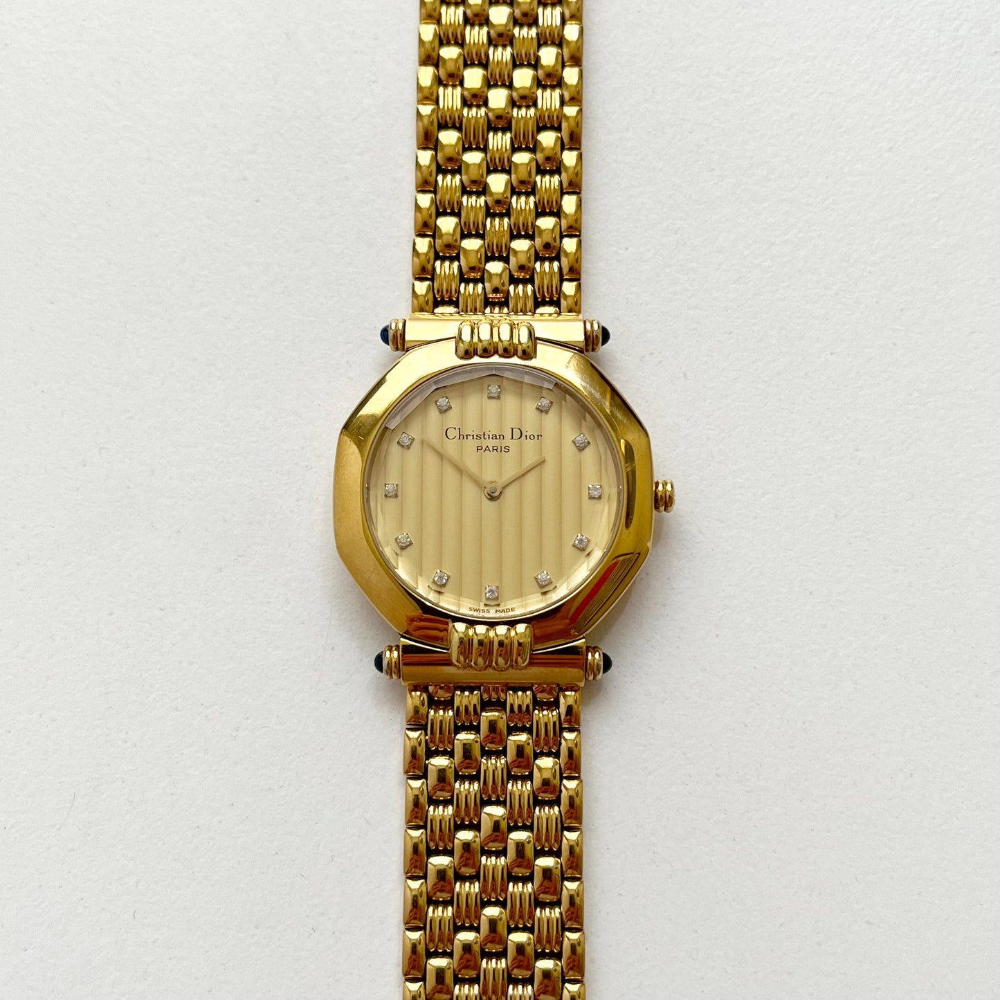 Christian Dior Vintage MINT watch, RARE Gold Womens Watch, Full Set, Boxed, Gift for Her