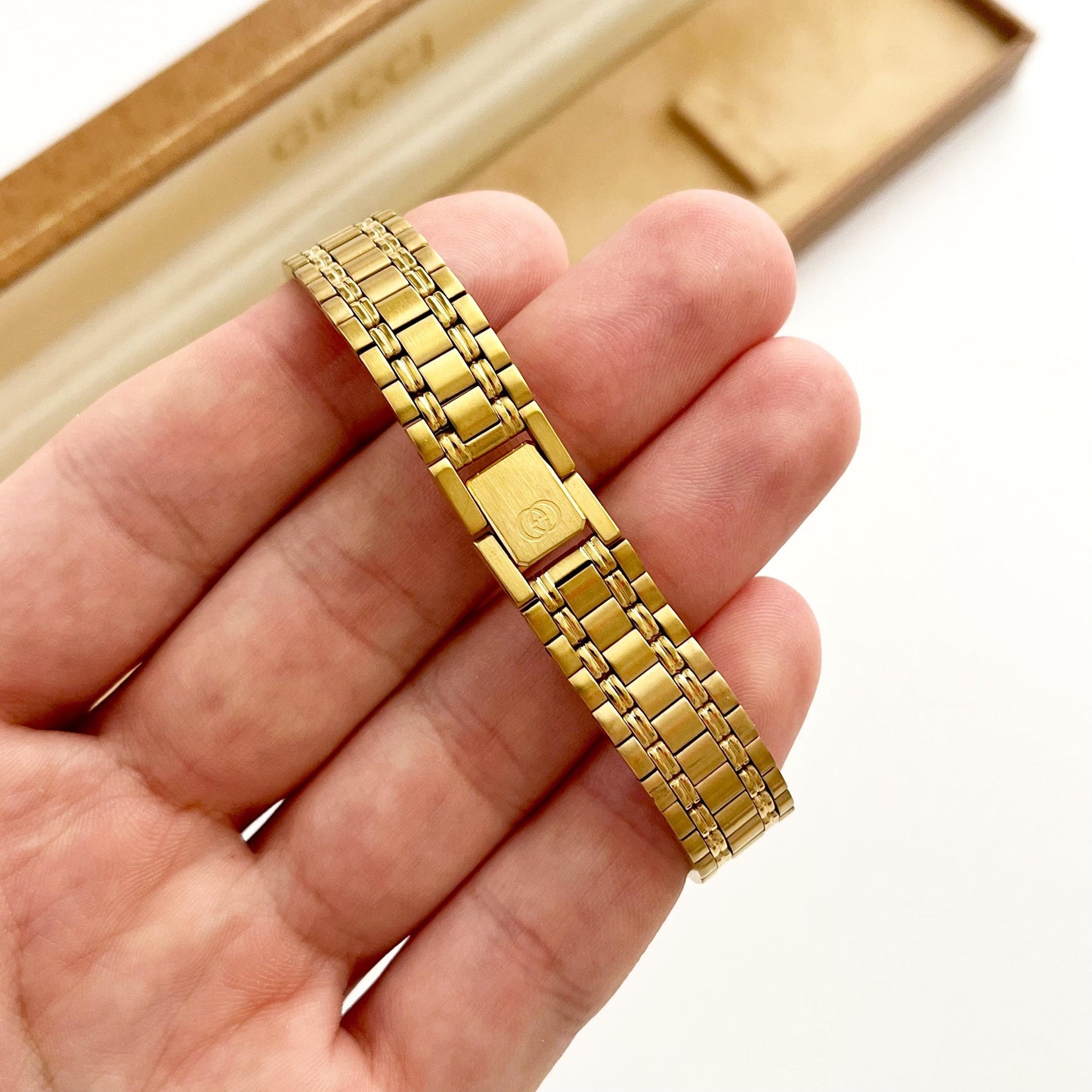 Gucci Vintage Gold Women's Watch, Gift For Her, Boxed, 18cm