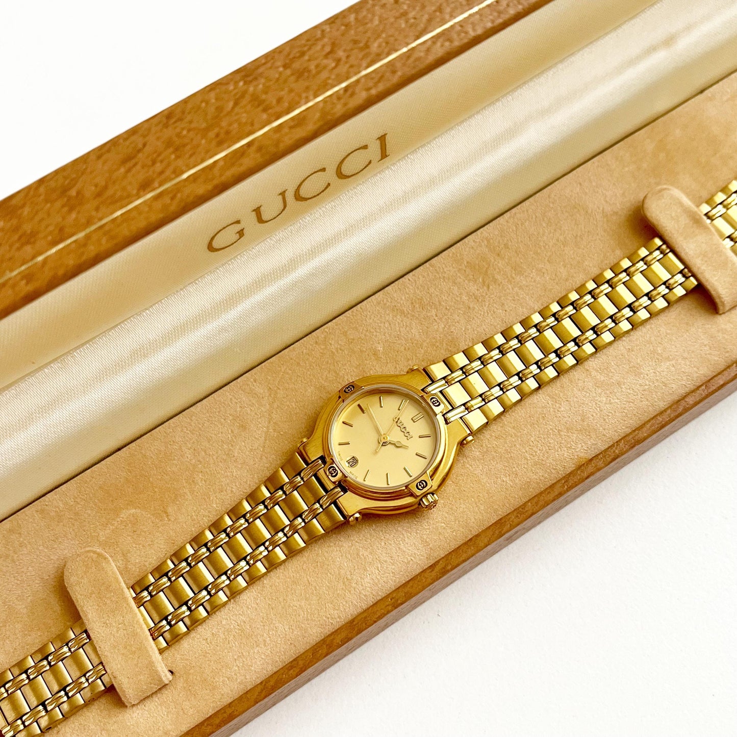 Gucci Vintage Gold Women's Watch, Gift For Her, Boxed, 18cm