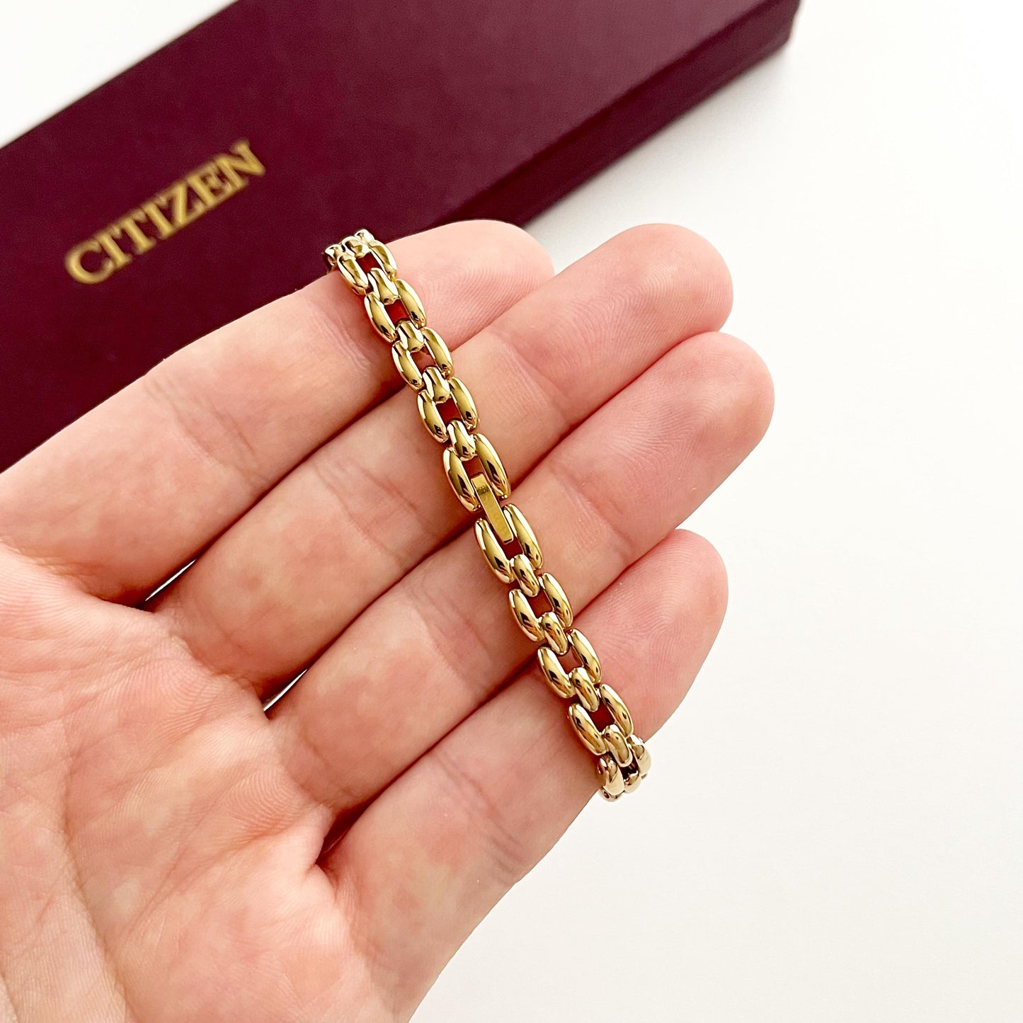 Citizen Vintage MINT Gold Womens Watch, Boxed, Gift for Her, 18cm