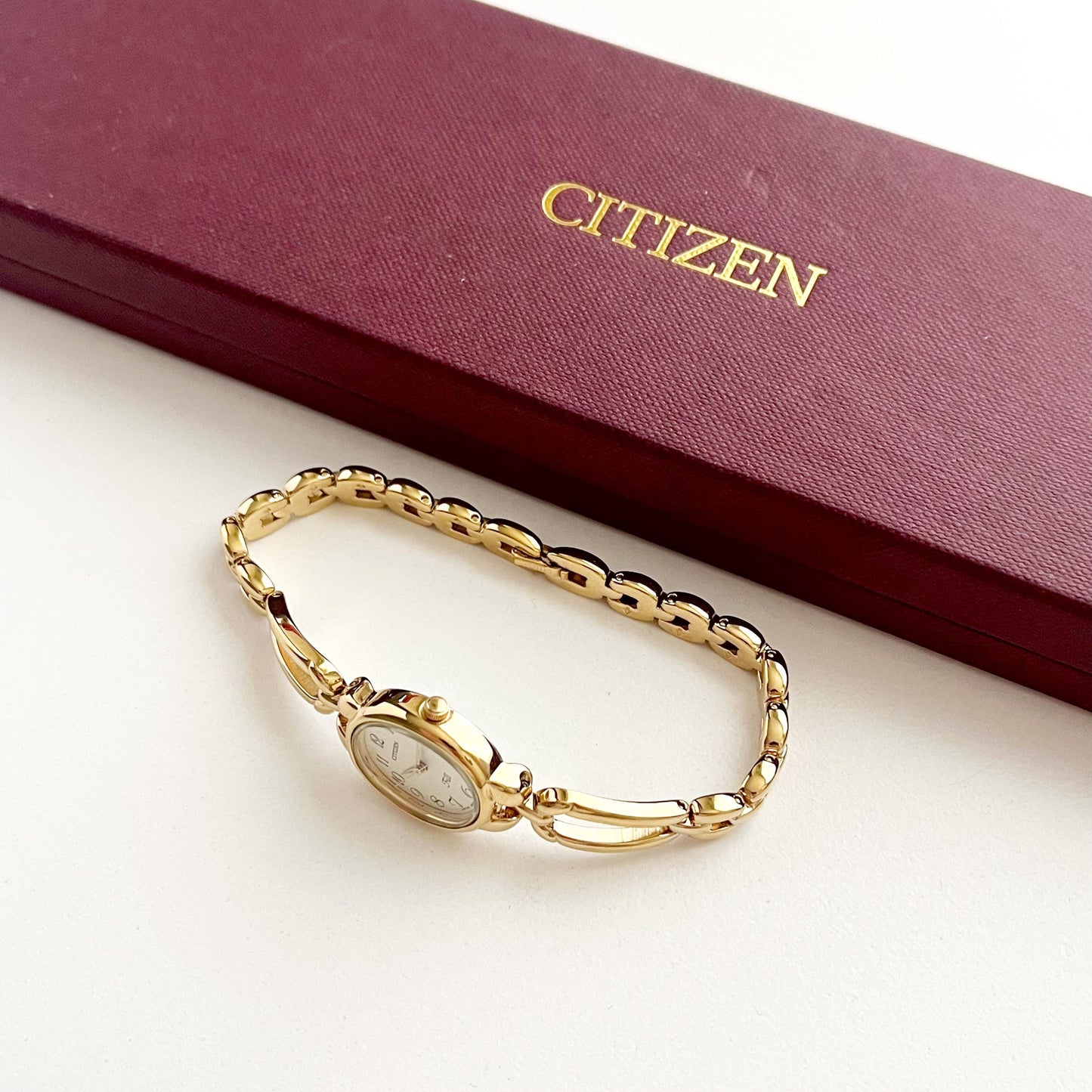Citizen Vintage MINT Gold Womens Watch, Boxed, Gift for Her, 18cm