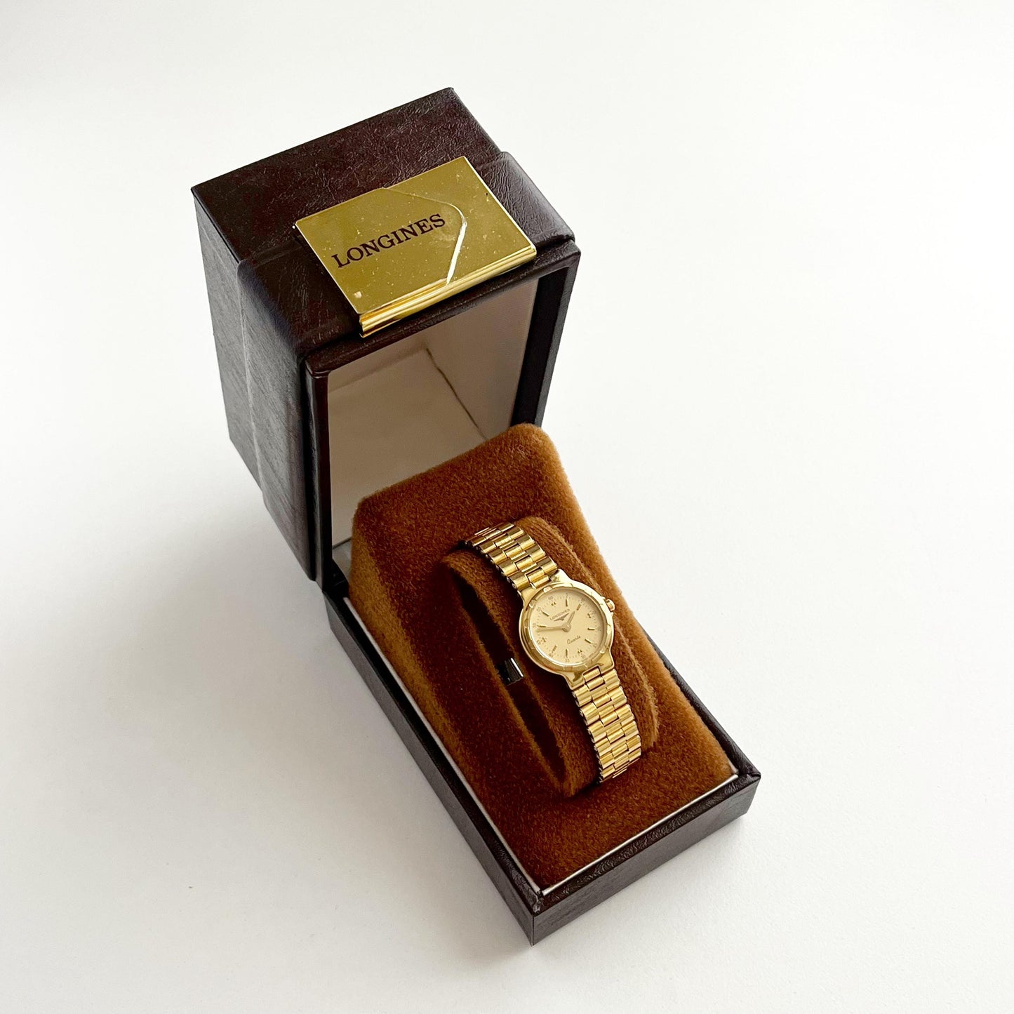 Longines Vintage Womens Gold Watch, Boxed, Gift for Her - 16.5cm