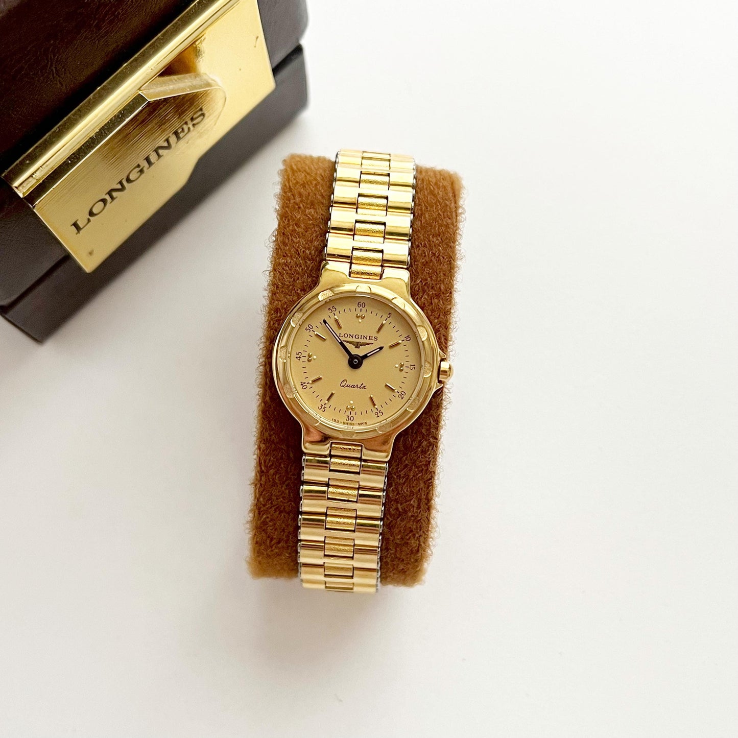 Longines Vintage Womens Gold Watch, Boxed, Gift for Her - 16.5cm