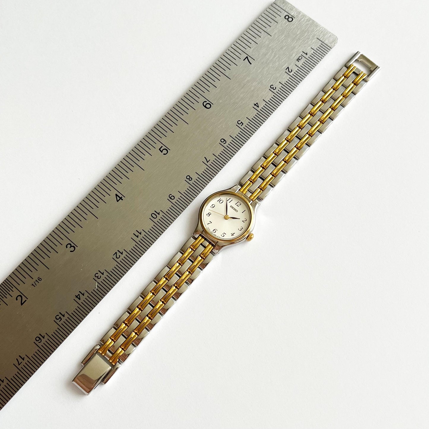 Seiko TwoTone Women’s Vintage Watch, Boxed, Gift for Her - 15.5cm