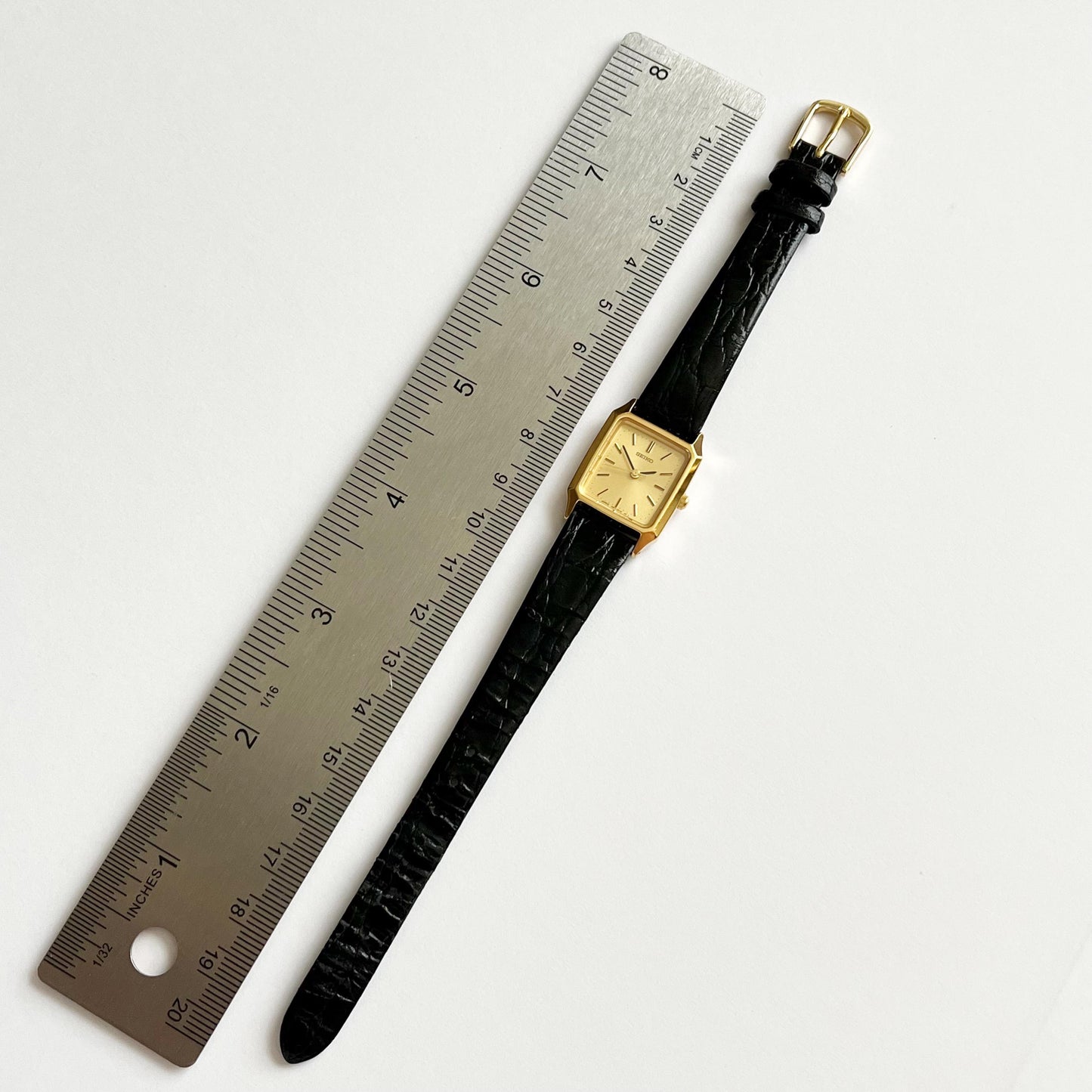 Seiko Womens Vintage Watch, Gold, Leather Band, Boxed, Gift For Her